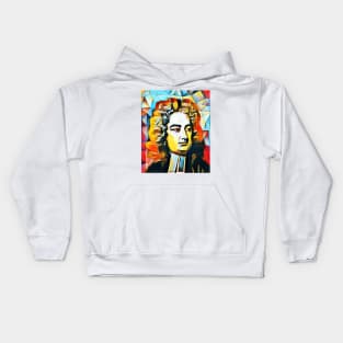 Jonathan Swift abstract Portrait | Jonathan Swift Artwork 2 Kids Hoodie